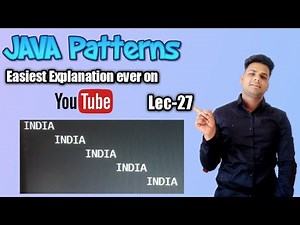 How to print INDIA pattern in java