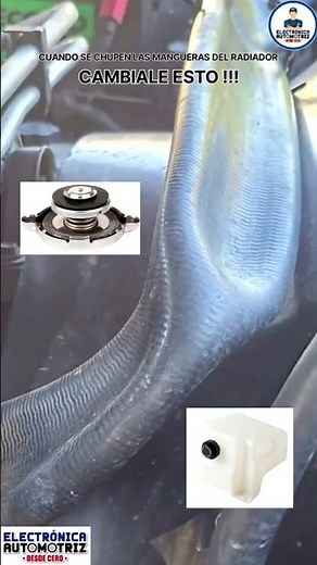CUANDO SE CHUPEN LAS MANGUERAS DEL RADIADOR CAMBIA ESTO!!! #electronicaautomotriz #automobile