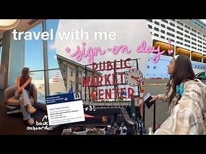 Travel With Me To Seattle + My FIRST Day Back Working Onboard Voyager of the Seas!! 🏔️🌲⛴️