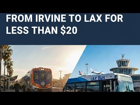 How to Travel from Irvine to LAX Using Metrolink + the New C Line to LAX Transit Center Cheap!