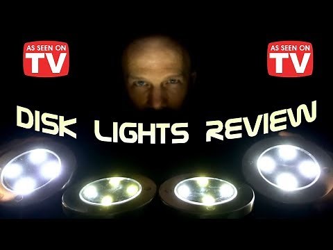 Bell Howell Disk Lights Review: Solar-Powered Lights * As Seen on TV *