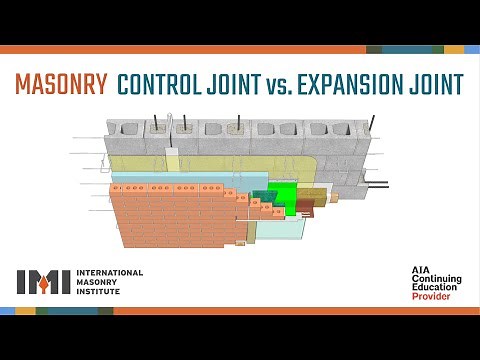 A.11 Masonry control joint vs. expansion joint
