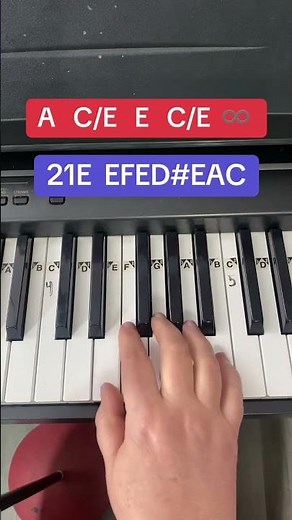 How to play Rush E on piano 🎹 Piano tutorial with letter notes #rushe #piano #pianotutorial