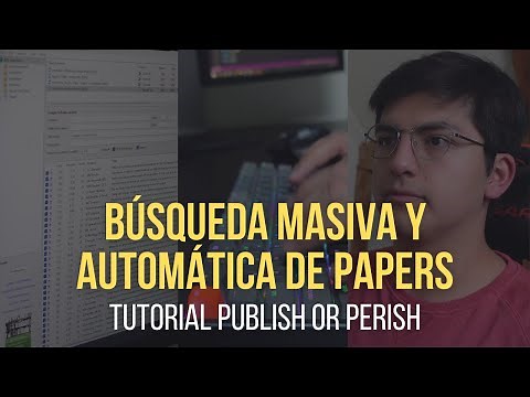 Búsqueda MASIVA y automática de PAPERS con Publish or Perish
