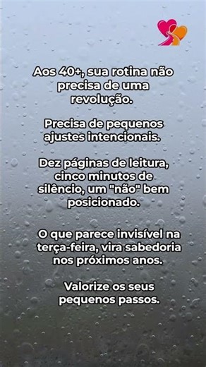 O poder dos micro hábitos, para a clareza e longevidade mental.