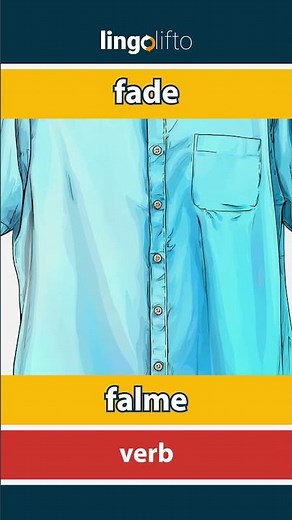 🇬🇧🇩🇰 fade - falme : learn English : Lad os lære engelsk : vocabulary builder