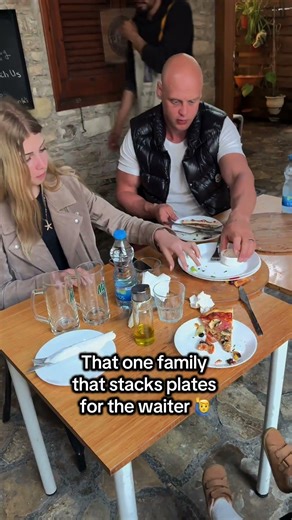 Do you stack your plates or leave them? Be honest 👀 #dadlife #fyp