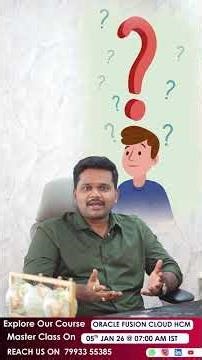 🚀 Oracle Fusion HCM Online Training | Live Batch Starts 5th Jan 2026 Online Classes