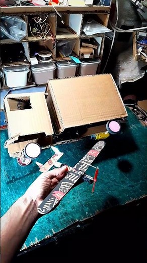 cardboard airplane | airplane with cardboard and dc motor