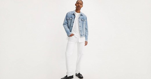 501® Original Fit Men's Jeans - White | Levi's® US