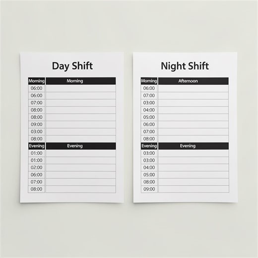 Nurse Shift Planner Printable | Hourly Day & Night Shift Sheet | Nursing to Do PDF - Etsy UK