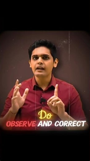 Success Ka Secret: Observe + Correct 💡| Prashant kirad | #prashantkirad #success #observe#ytshorts