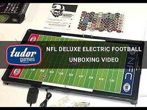 9082 NFL Deluxe Electric Football Unboxing Video