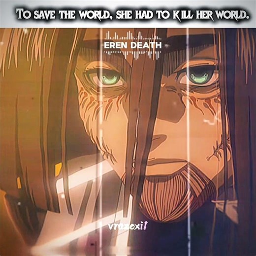 Eren’s Death: The Saddest Scene Ever | Attack on Titan Final Season Edit #AOT#eren#anime#edit#mikasa