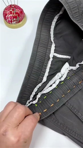 Loose Pants? Stitch Them Perfectly by Hand | Beginner Guide" #handstitching #jeansrepair #loosepants