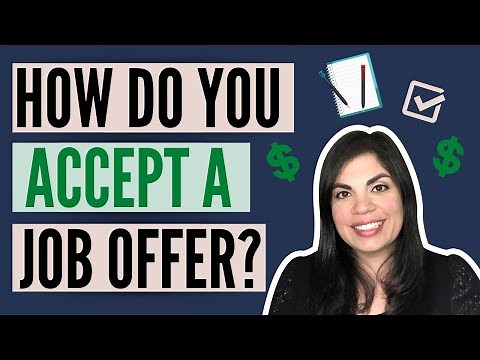 How Do You ACCEPT A JOB OFFER? 4 Stages with example!