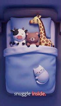 Goodnight Little Animals 🌙 | Calm Bedtime Song for Kids .Pt 1.