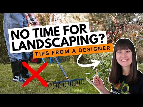 Landscape design for busy people 🪴 Time saving strategies from a designer