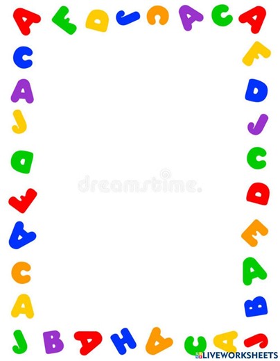 Letter I online activity for kindergarten