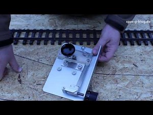 Spur-G-Blog: Das Massoth Gleisbiegegerät