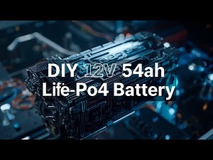 DIY 12V 54Ah LiFePO4 Battery Build – 4S 9P 36 Cell 32700 6Ah