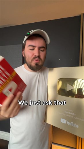 Most people never get to hold one of these... But if you’ve ever dreamed of building something big on YouTube, something that impacts people and changes your life, this moment is proof that it’s possible. Here’s the real talk: 💡 We didn’t go viral overnight. 💡 We didn’t have fancy gear when we started. 💡 We didn’t get lucky. We followed a proven framework, the same strategies Sean teaches in YouTube Secrets, 2nd Edition. If your goal is to one day hold a Gold Play Button too… start with the b