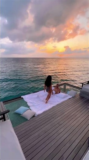Romantic getaway in the Maldives! #maldives #couple