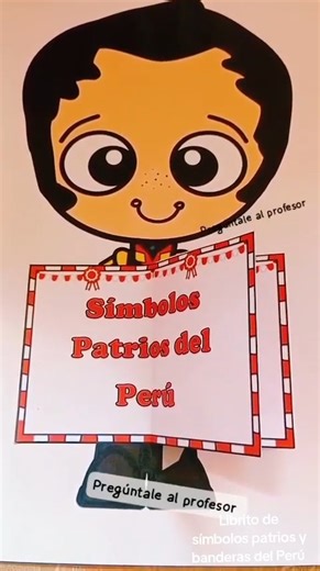 Librito de simbolos patrios y banderas del Perú | Pregúntale al Profesor