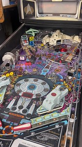 Checking out a Star Trek: The Next Generation pinball just dropped off at the shop. | Patrick Scott Patterson