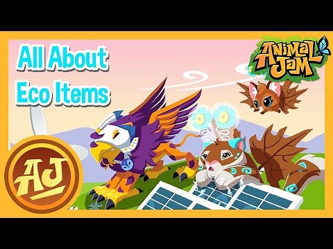 How to Get Eco Items with Renewable Energy | Animal Jam Tutorials