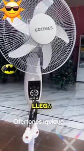 🌬️☀️ VENTILADOR SOLAR CON PEDESTAL 16” GDTIMES – Energía limpia, frescura total ✔️ Recargable ✔️ Funciona con panel solar 6V ✔️ Bluetooth integrado 🎶 ✔️ Luz LED nocturna incluida ✔️ Control remoto ✔️ Silencioso y con oscilación ✔️ Hasta 18 horas de uso (modo bajo) ✔️ Ideal para hogar, camping o cortes de luz 🌱 Ahorra energía y mantente fresco 🔋 Cárgalo con sol o corriente eléctrica $45.000 | Ofertones Iquique
