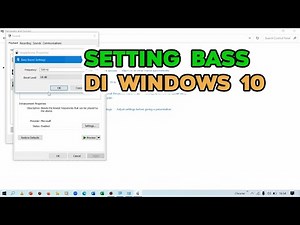 How to Set Bass Speakers & Headsets on a Windows 10 Laptop