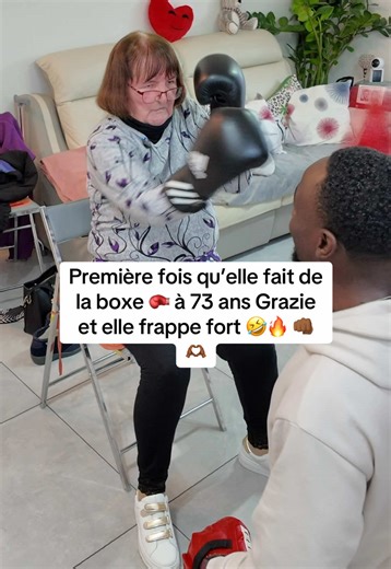 Graziella découvre la boxe à 73 ans : une première incroyable!