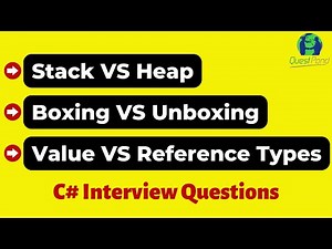 C# Interview Questions :- Stack Heap in C#| Boxing Unboxing in C# | Value Type Reference Type in C#