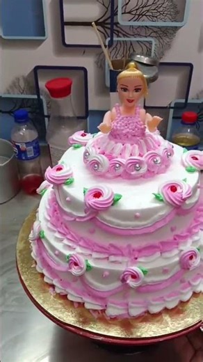 #twotierdollcake #barbiedoolcake