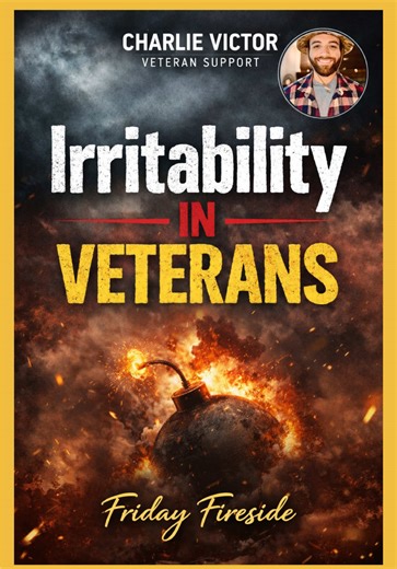💣 Short fuse doesn’t mean you’re broken. It means your system’s under pressure. Call it out early, work in a reset, and treat the cause not the blowups. Friday challenge: relieve the pressure. #VeteranMentalHealth #PTSDRecovery #VeteranSupport #BuddyCheck #CombatVet