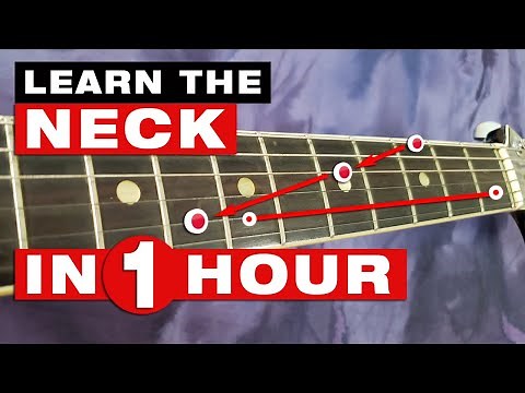 Notes on the Guitar Neck - Learn ALL the Names in 1 HOUR!