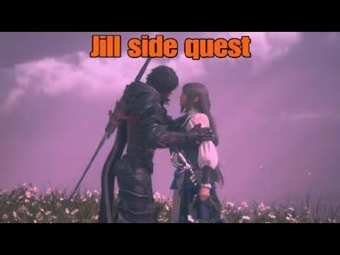 FF16 - Priceless scene with Jill and Clive in the flower field
