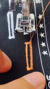 Sewing buttonhole pattern using a Janome sewing machine #sewing #sewingbuttonhole pattern #sewinglove | Mugi Wiyono