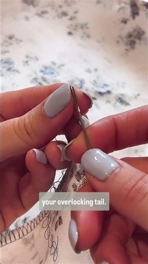 Overlocking Tails – Sew or Snip?