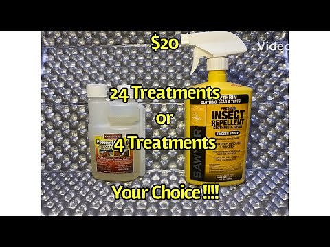 “DIY” Mix your own permethrin clothing treatment