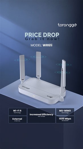 1.7K reactions · 72 shares |  Price Drop Alert on Toronggo Wi-Fi 6...