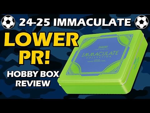 2024-25 Panini Immaculate Soccer Hobby Box Review