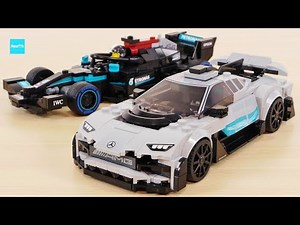 LEGO Speed Champions Mercedes-AMG F1 W12 E Performance & Mercedes-AMG Project one 76909 Unboxing