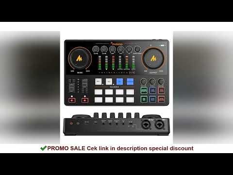 MaonoCaster AME2 Gen2 Audio Interface Mixer with Dual XLR Input for Dual Podcast Streaming,Podcast m