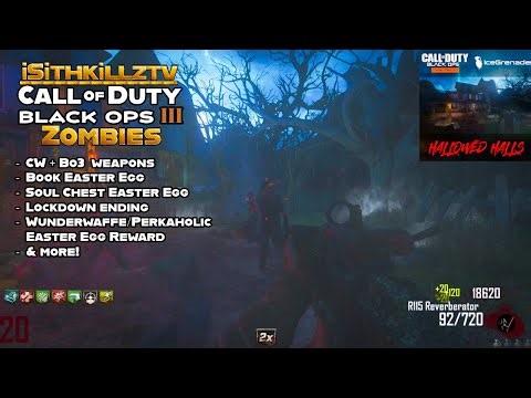 NEW Hallowed Halls is a SPOOKY good time! - Black ops 3 custom zombies