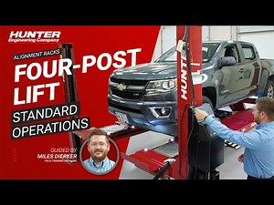 The Hunter Four-Post Lift Rack: Standard Operations