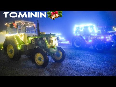 Vánoční jízda traktorů 🚜 Panenský Týnec 2025 🌟🎁 🇨🇿