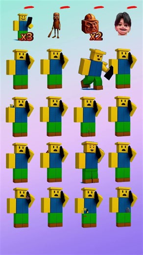 Find odd Noobini Pizzarini part 12 #김프로 #유백합