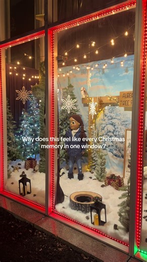 This Christmas window display at Morristown Utilities in Morristown, TN might be my absolute Christmas window I’ve ever seen!🎄🎅 Y’all please let me know where I can find more like this! #pigeonforge #easttennessee #smokymountains #traveltok #smalltownchristmas